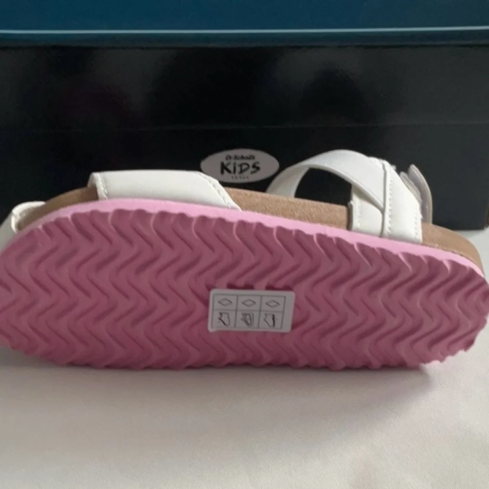 Dr. Scholl's‎ White and Pink Kids Sandals Size 10